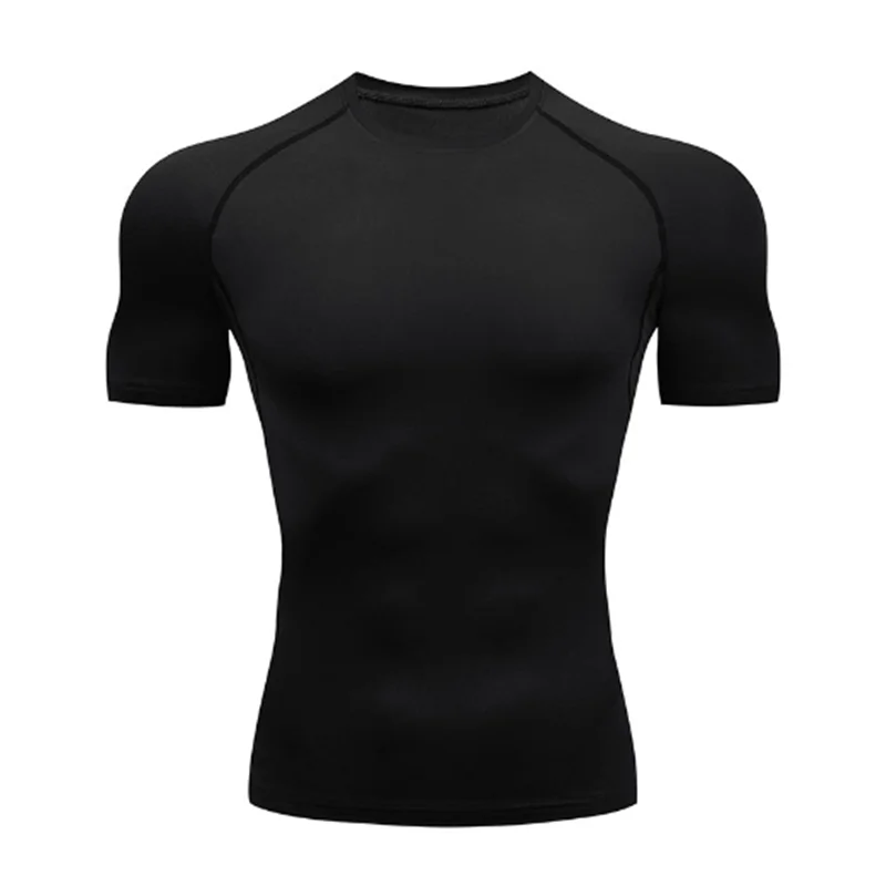 New Men Body Shapers Fitness Elastic Abdomen Tight Fitting Short Sleeve Shirt Tank Tops Shape Underwear Slimming Boobs Shaping