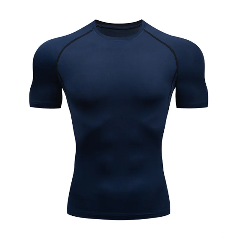 New Men Body Shapers Fitness Elastic Abdomen Tight Fitting Short Sleeve Shirt Tank Tops Shape Underwear Slimming Boobs Shaping
