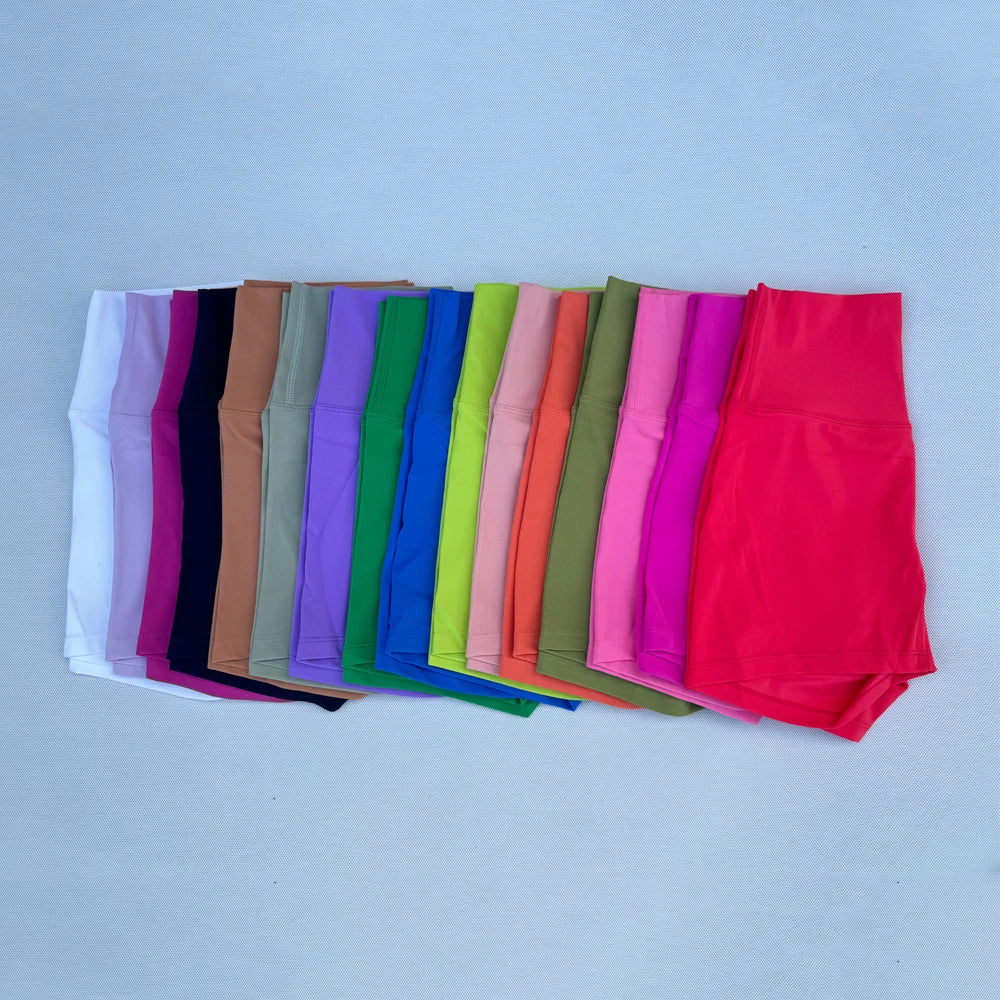 Womens Pants Outdoor Jogging Soft Leggings Woman Gym High Waist Cycling Fitness Sport Shorts Breathable Yoga Shorts Tights